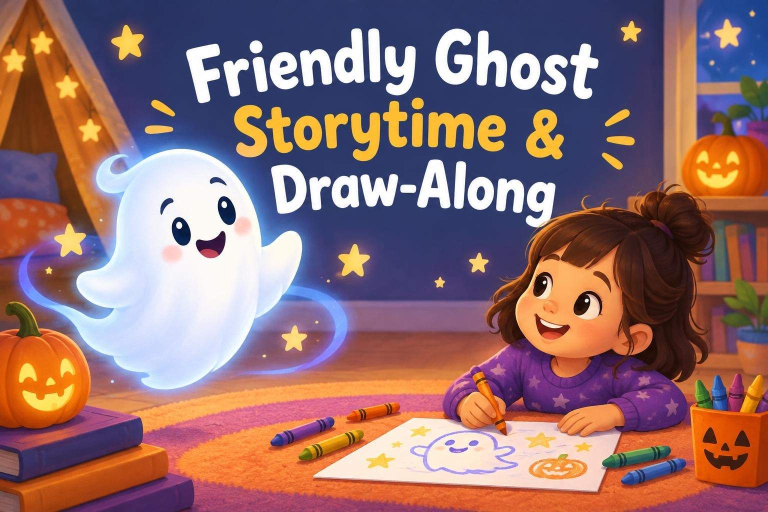 Friendly Ghost Storytime & Draw-Along