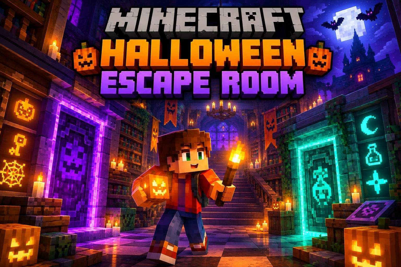 Minecraft Halloween Escape Room: Pumpkin Clue Quest