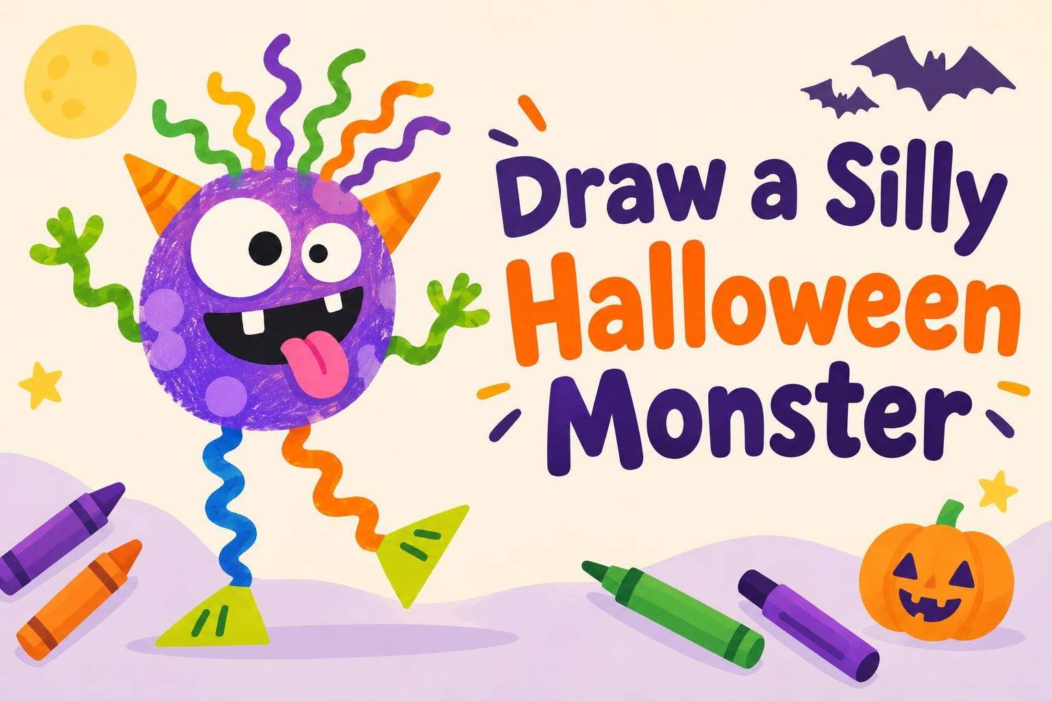 Draw a Silly Halloween Monster