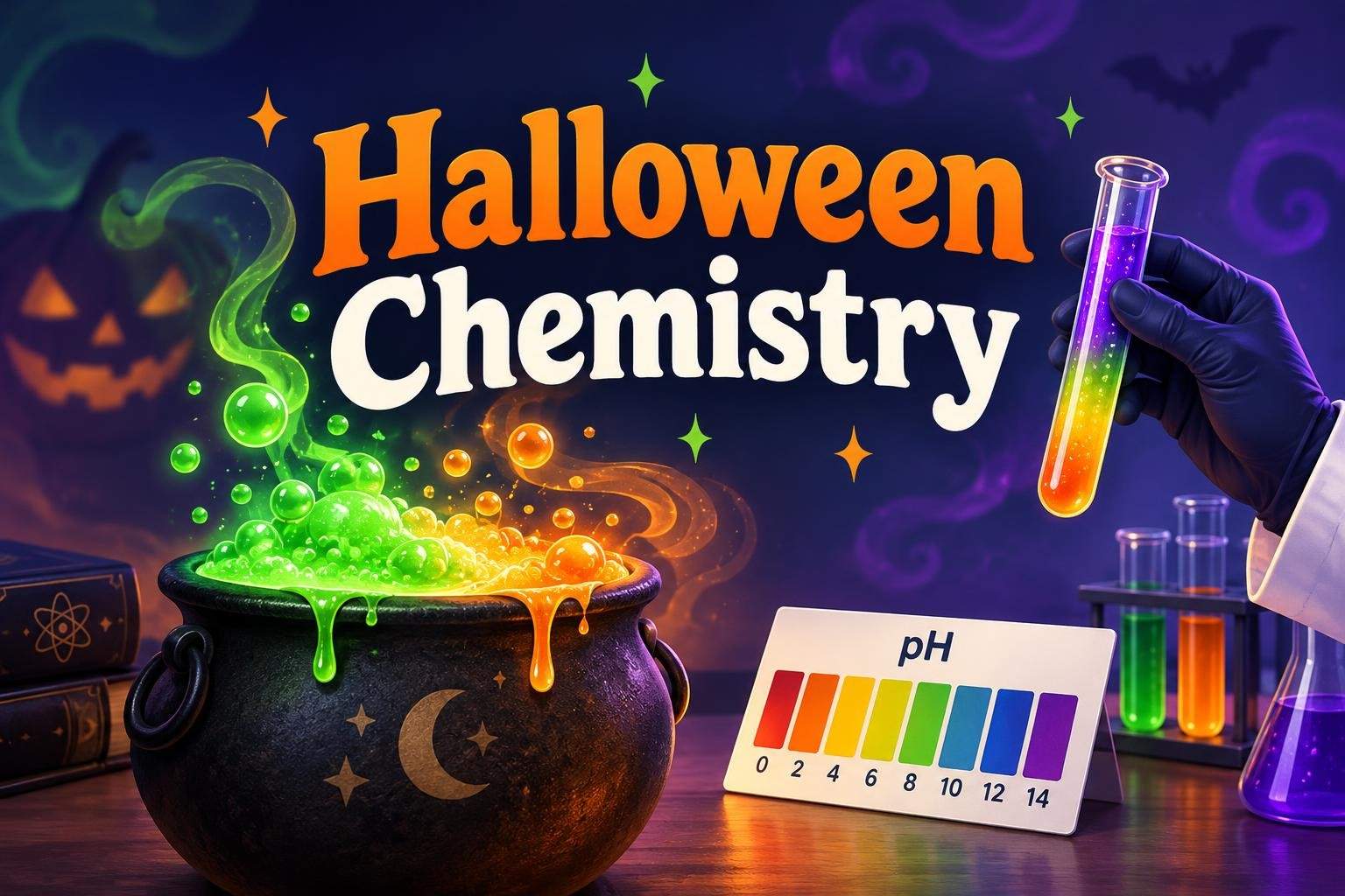 Halloween Chemistry: Fizzing Potions & Color-Changing Clues