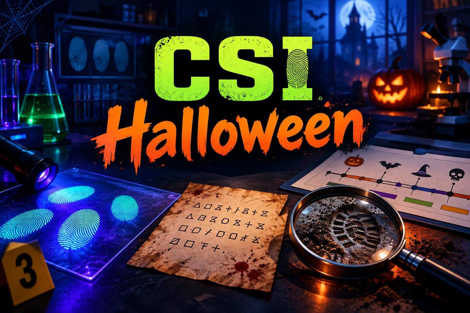 CSI Halloween: Crack the Haunted Lab Case