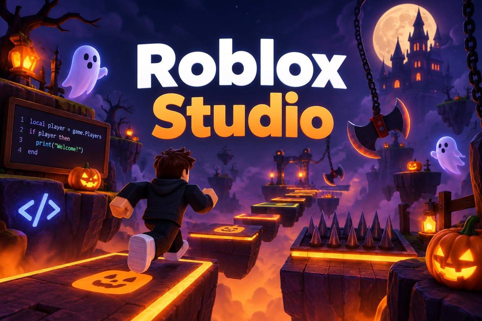 Roblox Studio: Haunted Obby Design & Code