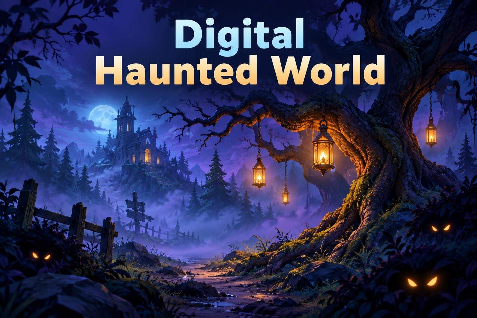 Digital Haunted World: Concept Art & Lighting