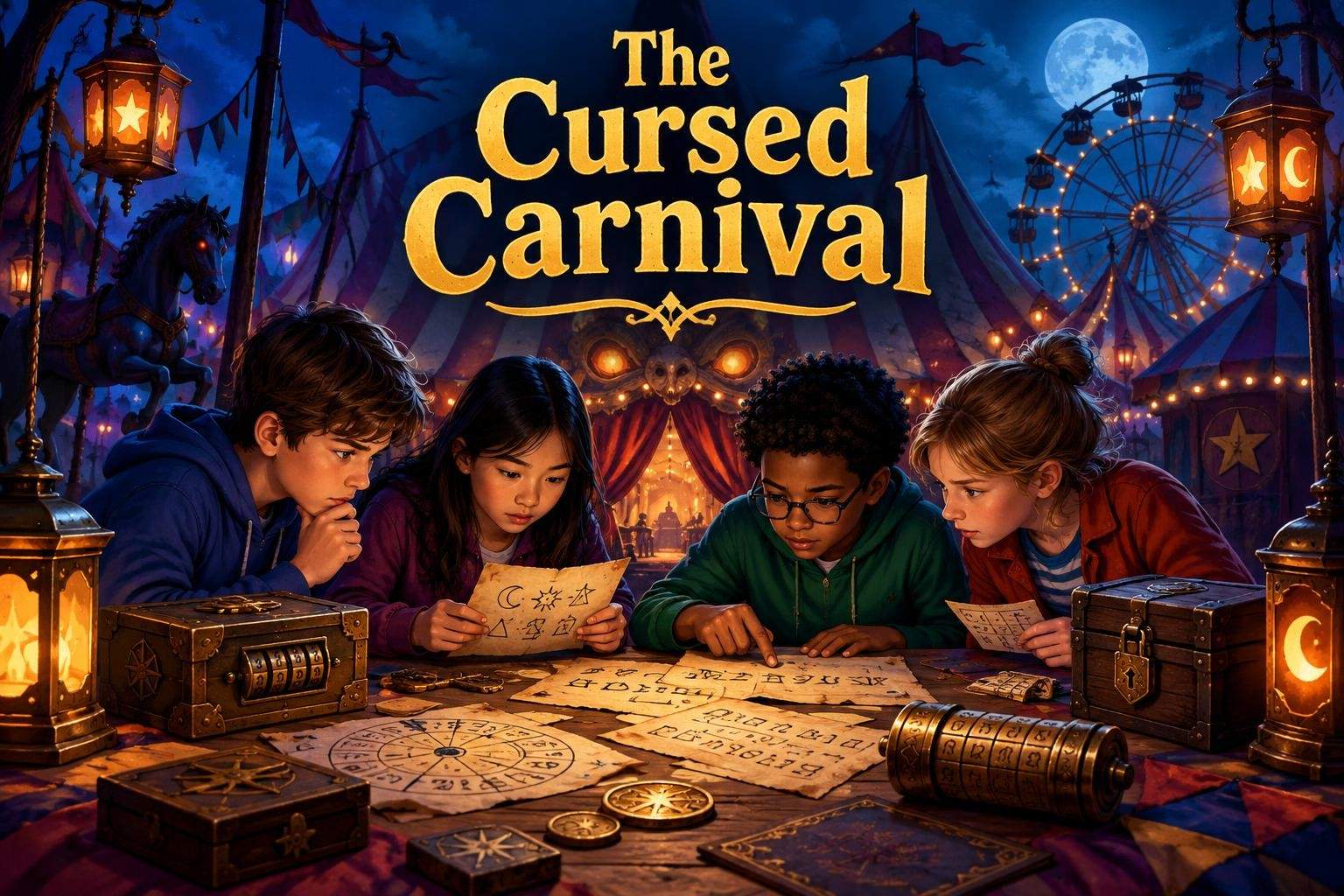 The Cursed Carnival: Team Escape-Room Challenge