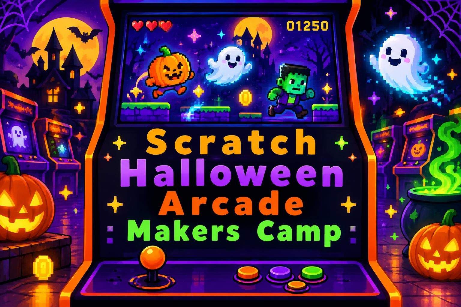 Scratch Halloween Arcade Makers Camp
