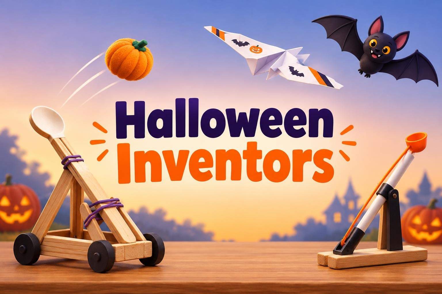Halloween Inventors: Catapults, Gliders & Bats