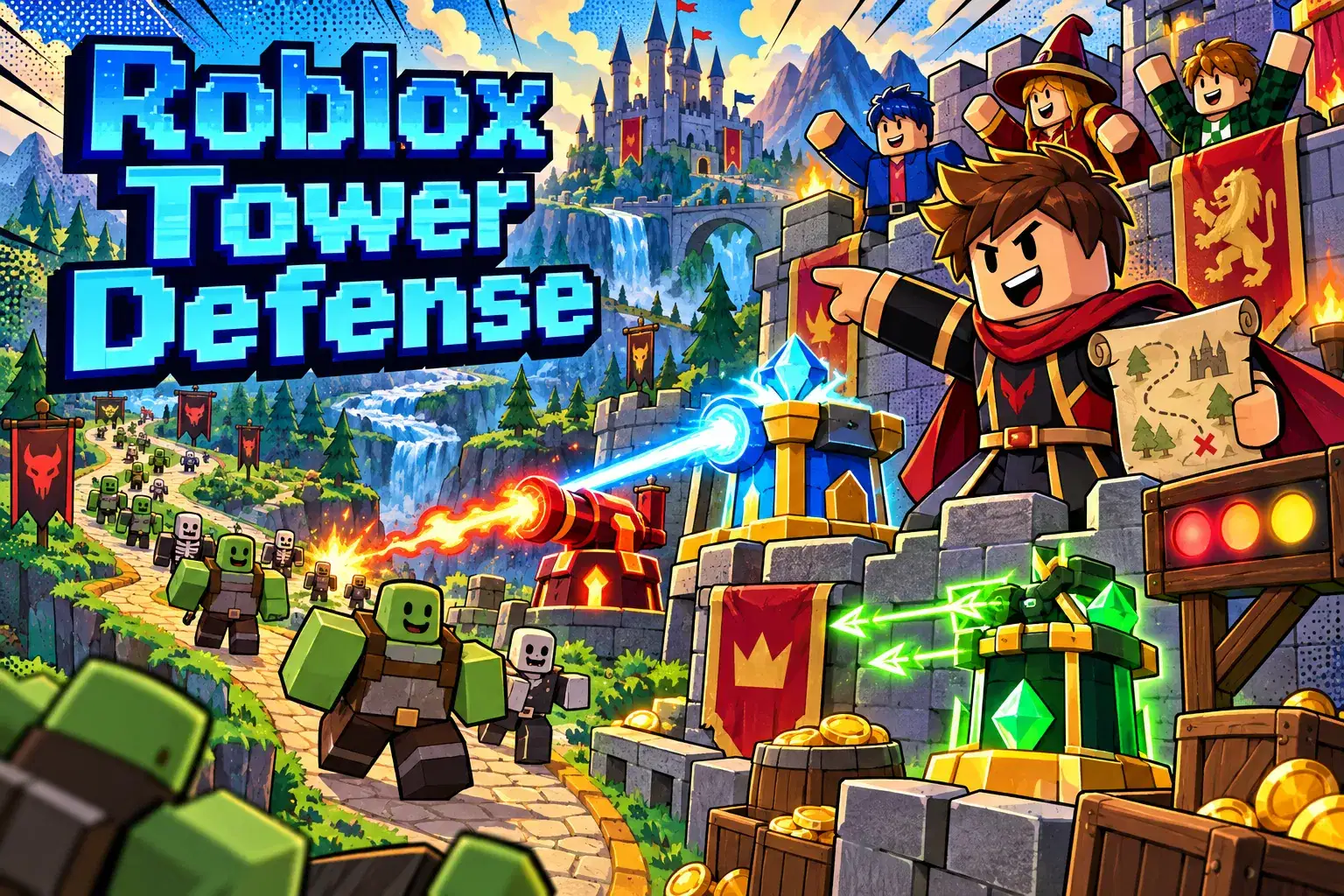 Roblox Tower Defense: Design Towers, Enemies and Waves
