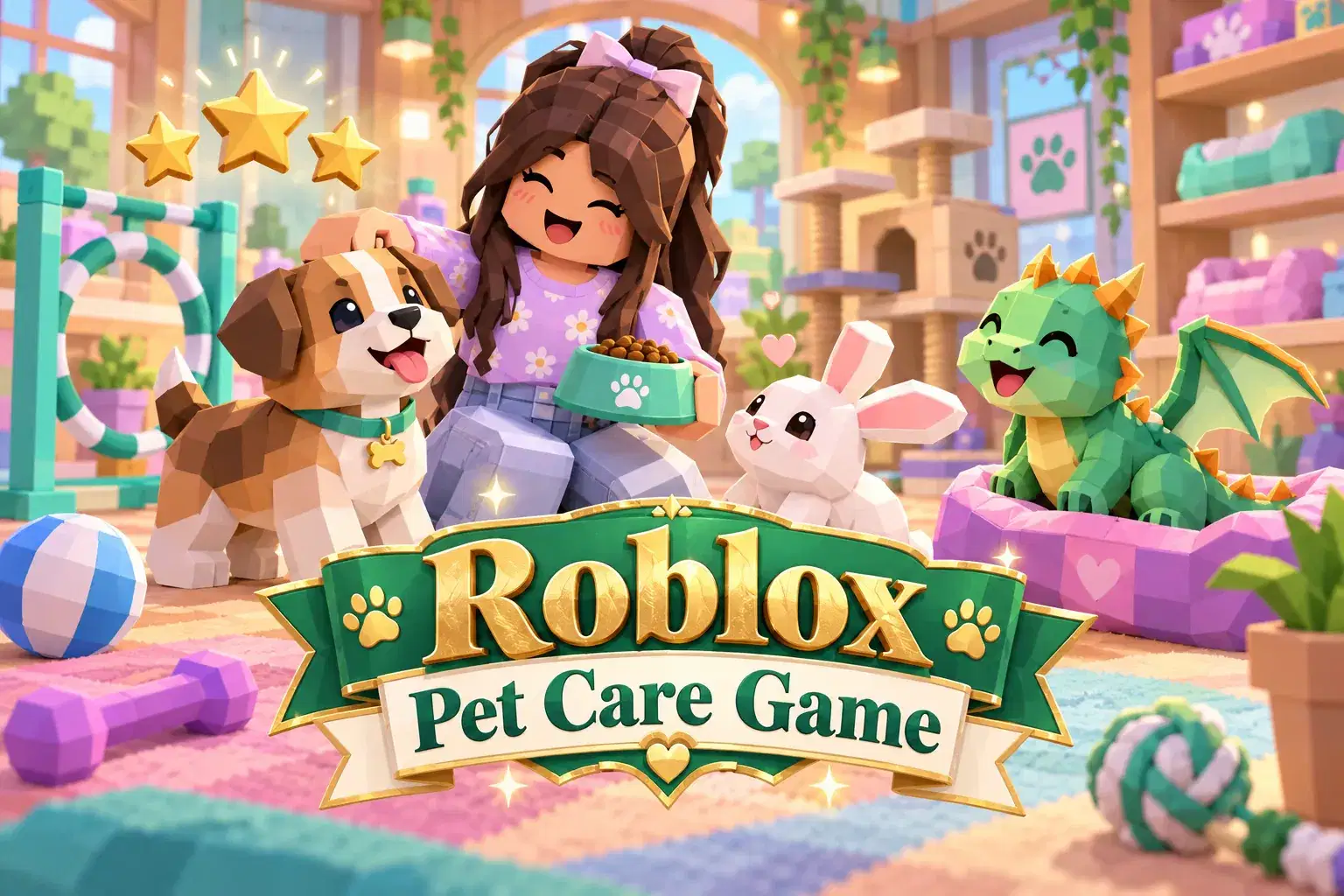 Roblox Pet Care Game: Feed, Train and Level Up Pets