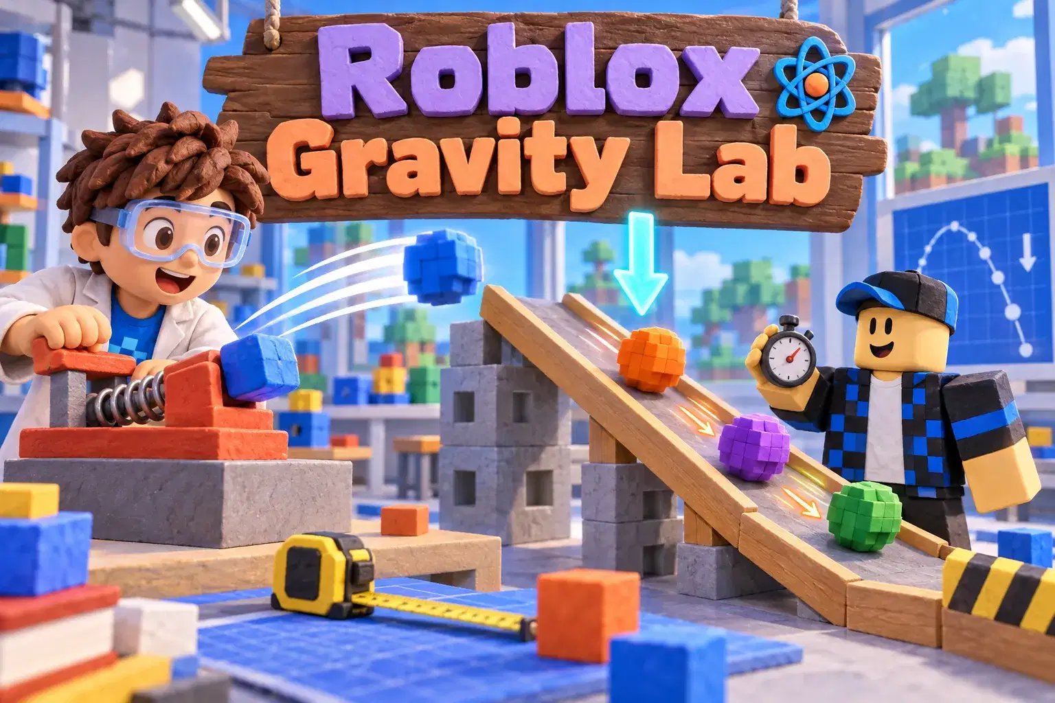Roblox Forces and Motion: Experiments With Gravity and Friction
