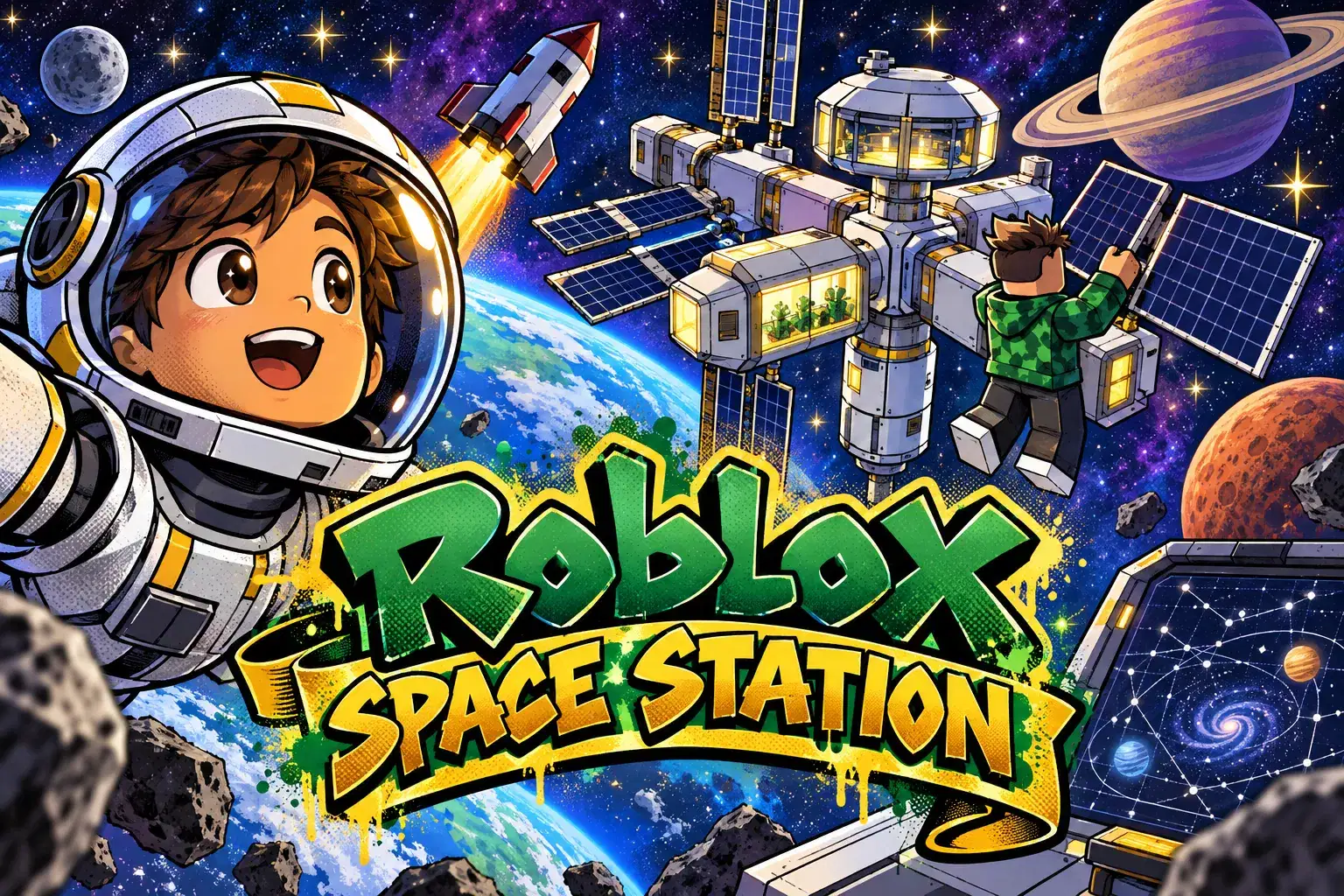 Roblox Solar System Explorers: Build a Space Station