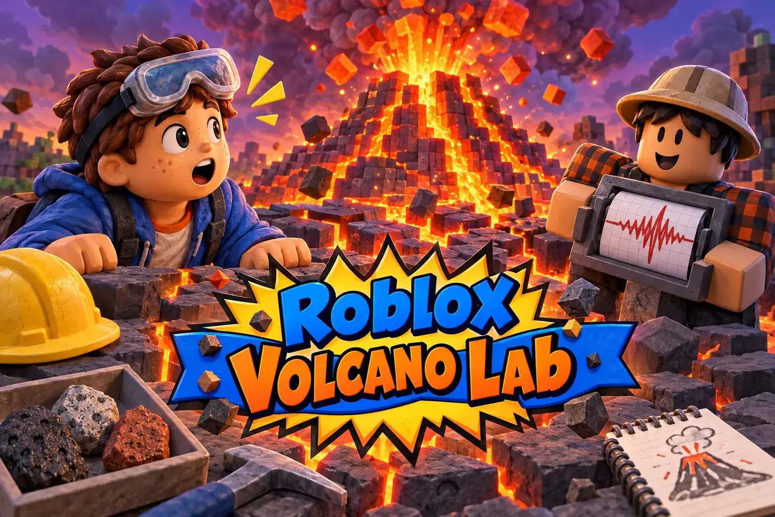 Roblox Volcanoes and Earthquakes: Earth Science Builds