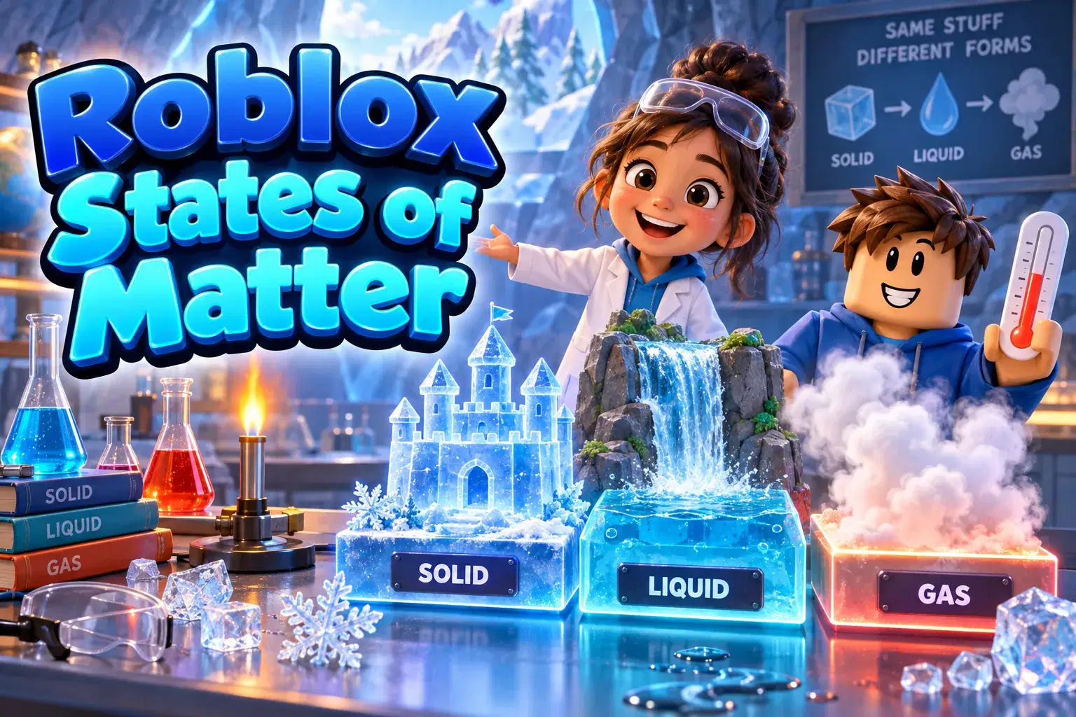 Roblox States of Matter: Solids, Liquids and Gases in Studio