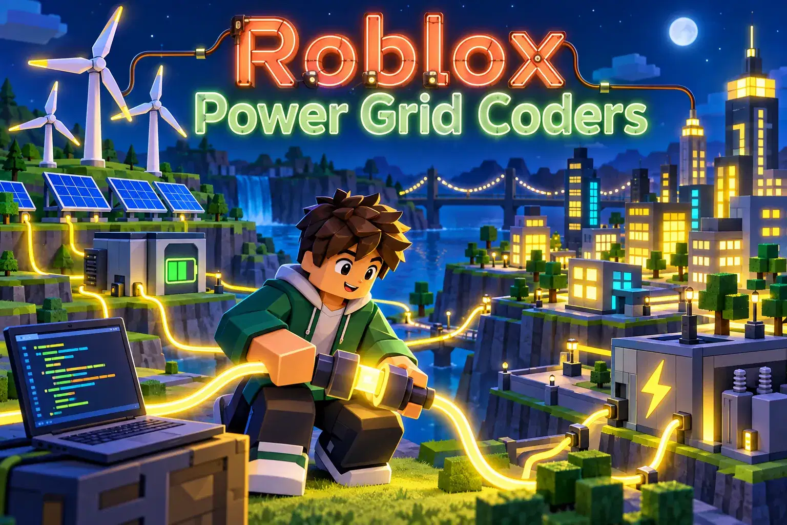 Roblox Electricity and Circuits: Code a Power Grid