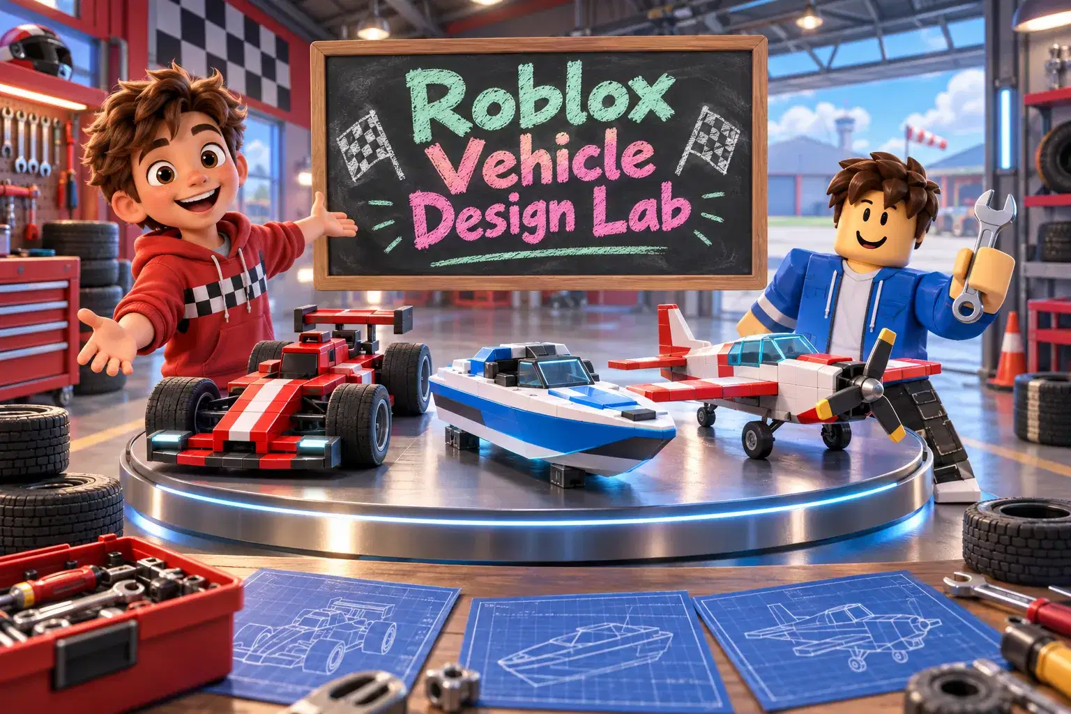 Roblox Vehicle Design: Model Cars, Boats and Planes