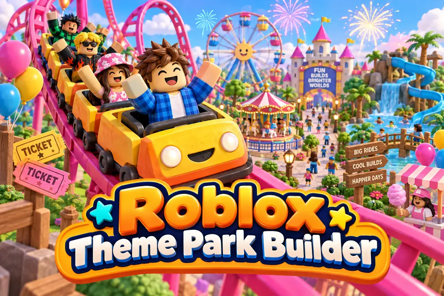 Roblox Theme Park Builder: Design Rides and Attractions