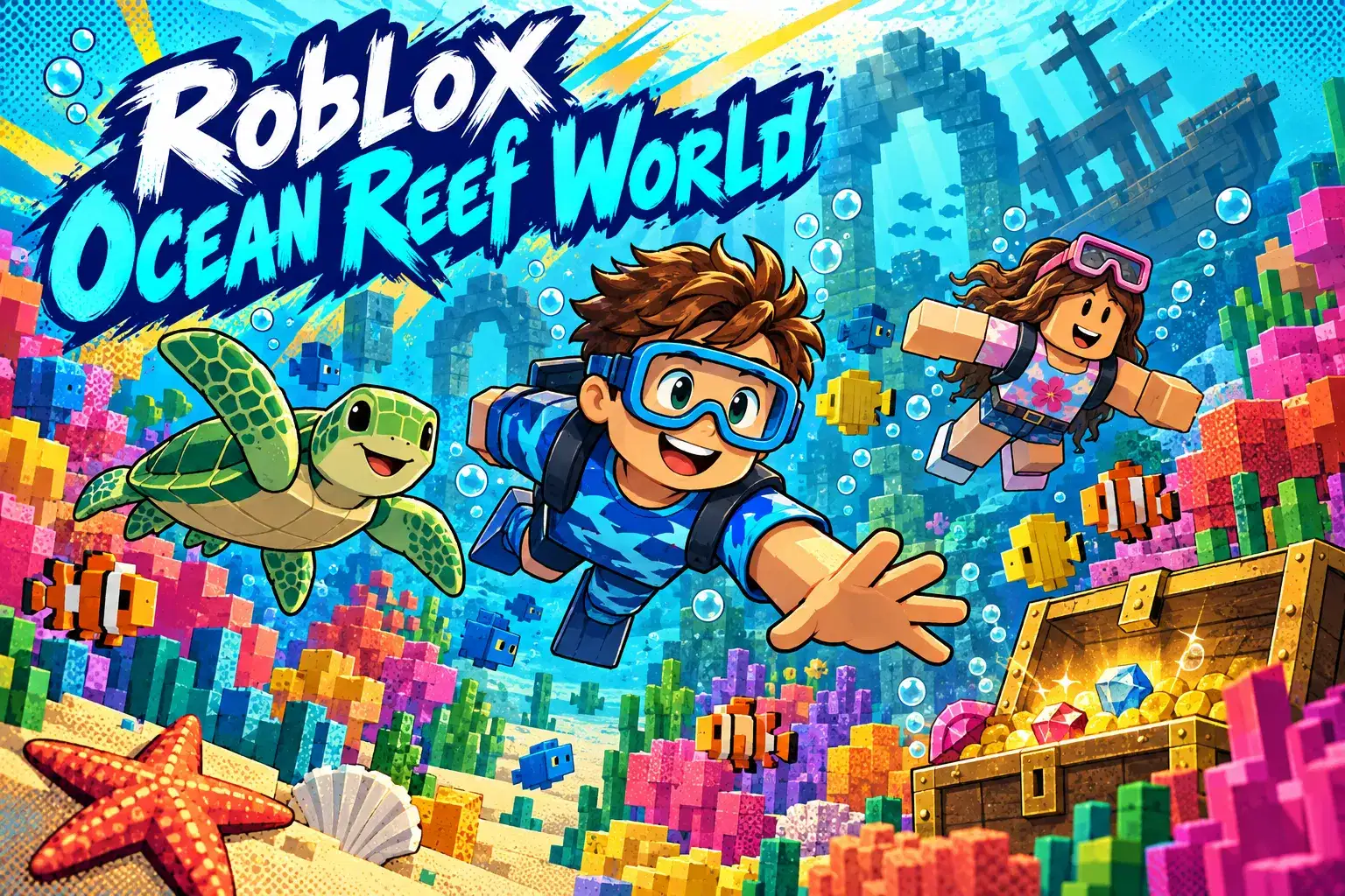Roblox Underwater World: Build an Ocean Reef Map