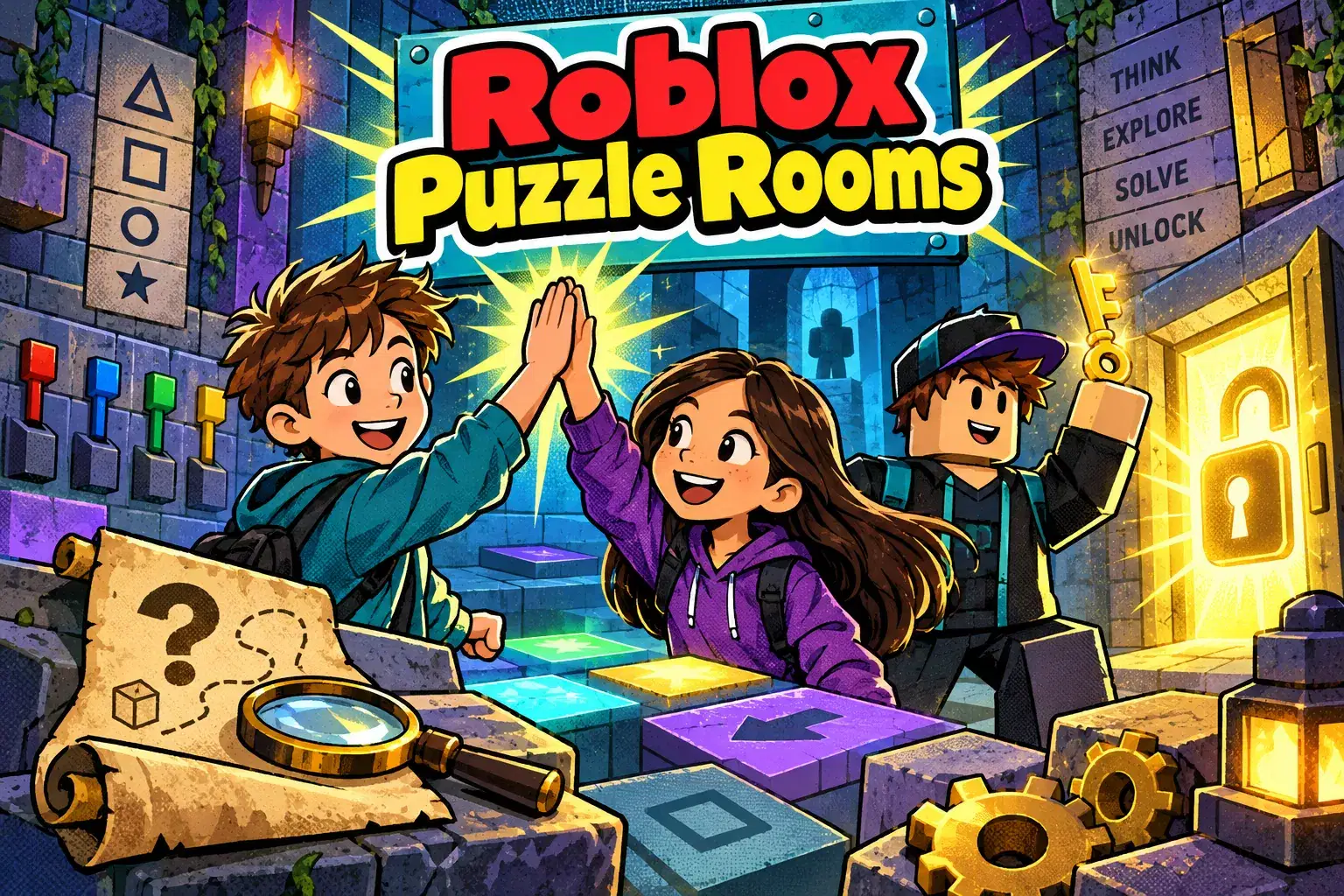 Roblox Logic Puzzles: Build and Solve Puzzle Rooms