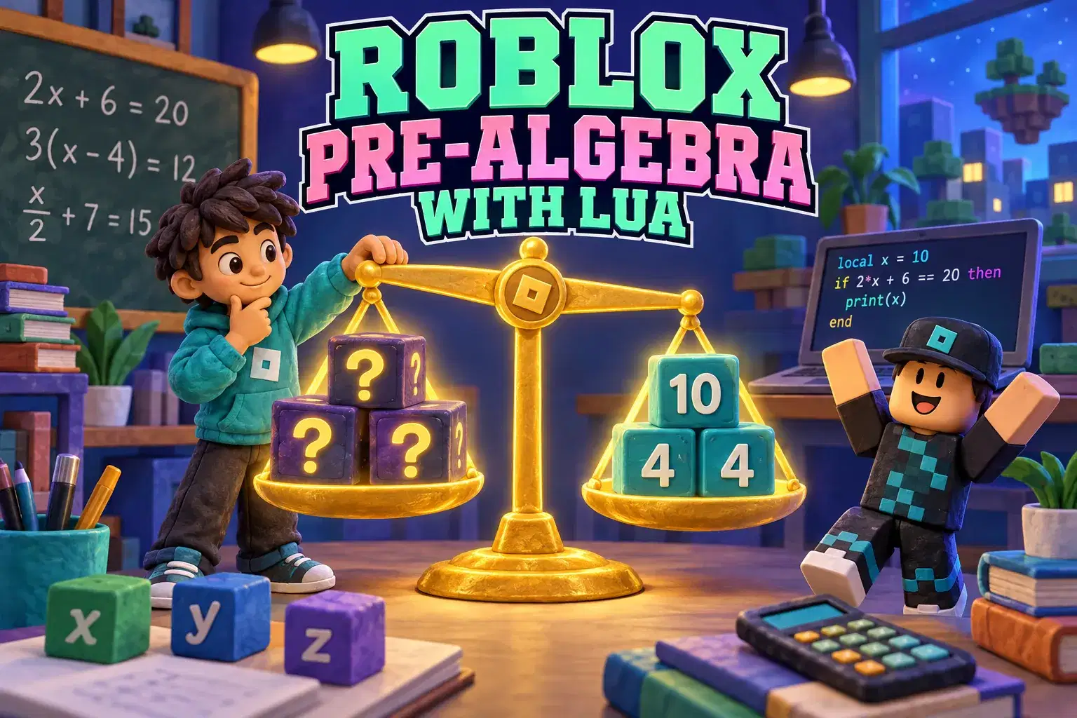 Roblox Pre-Algebra: Variables and Equations With Lua
