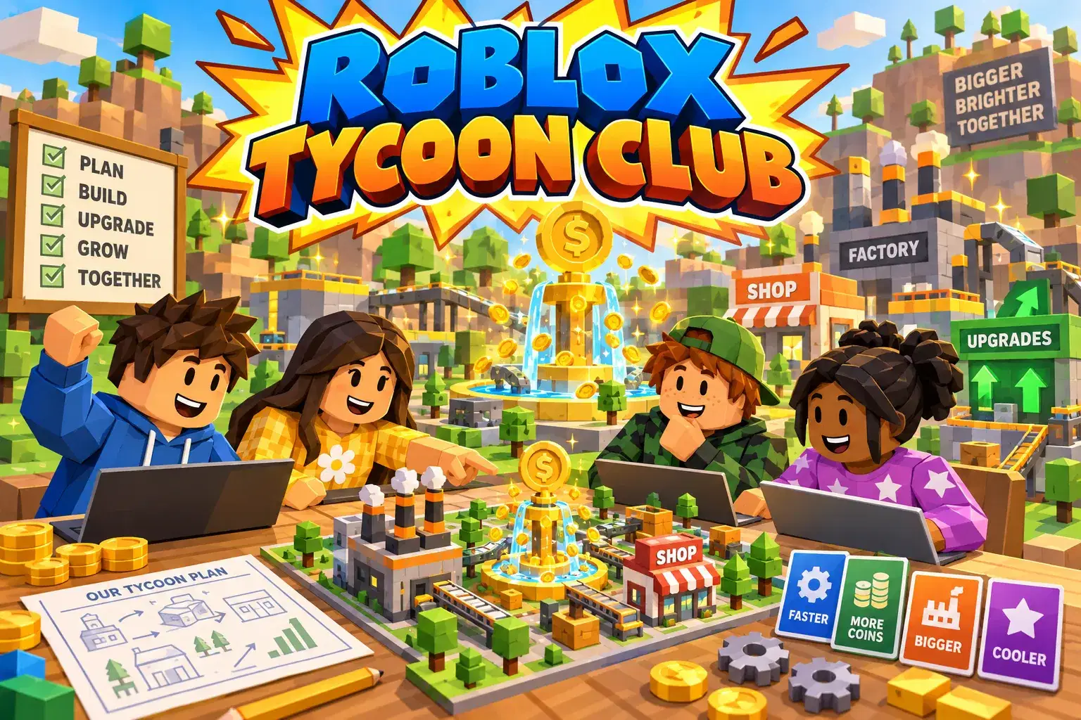 Roblox Tycoon Club: Build, Earn and Plan Together