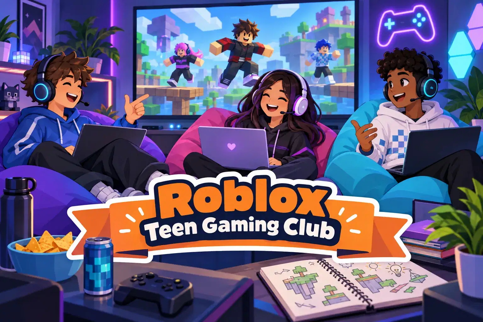 Roblox Teen Gaming Club: Play and Talk Game Design