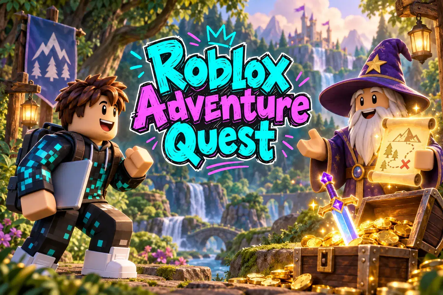 Roblox Adventure Quest: Code NPCs, Quests and Rewards