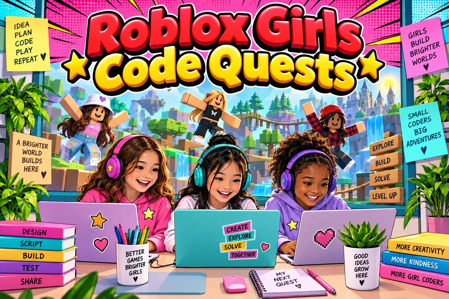 Roblox Code Your Own Adventure: Game Coding for Girls