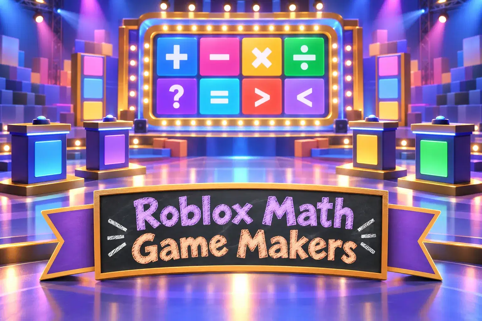 Roblox Math Game Makers: Design Quizzes Other Kids Play
