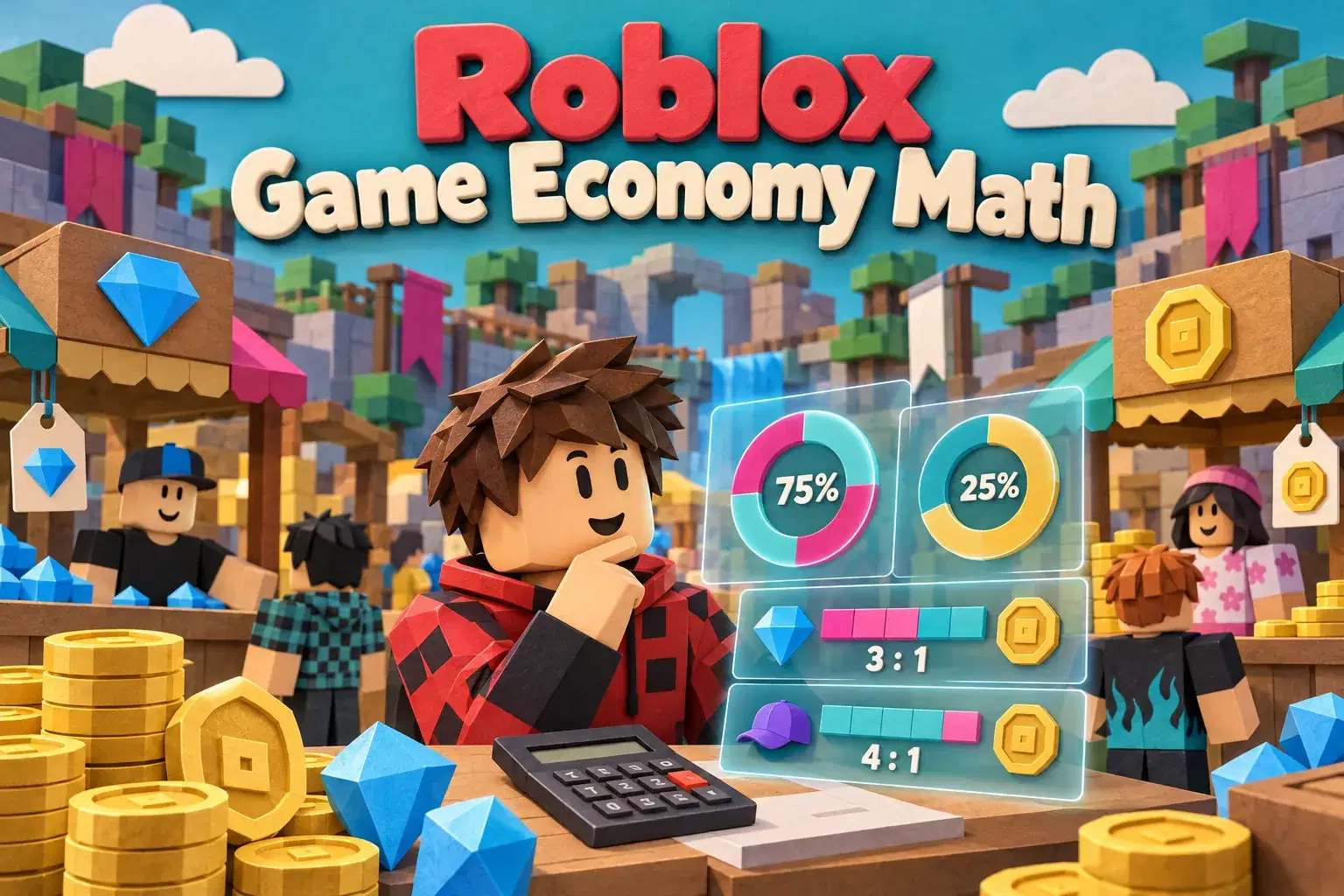 Roblox Game Economy Math: Ratios and Percentages