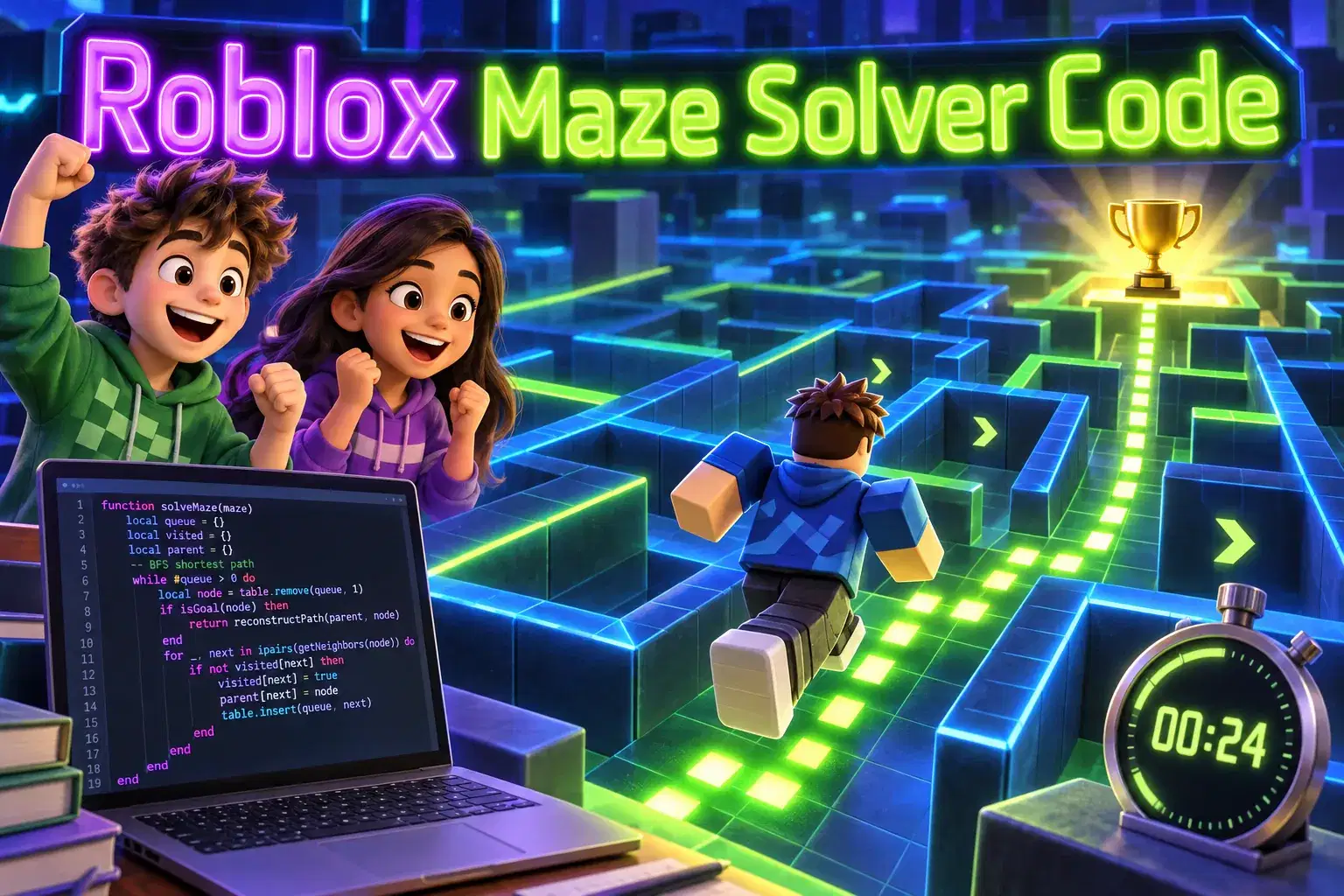 Roblox Pathfinding Puzzles: Code Characters That Solve Mazes