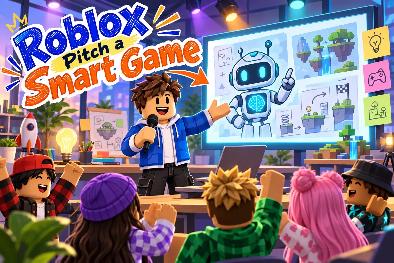 Roblox AI Game Concept Lab: Design and Pitch a Smart Game