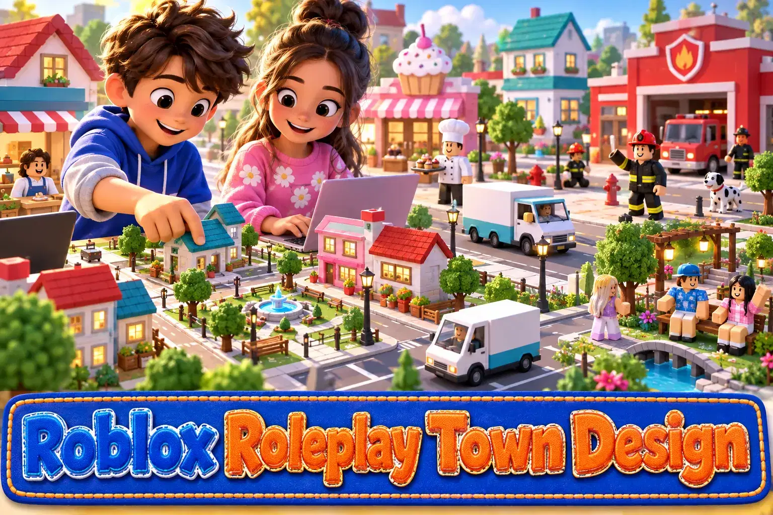 Roblox Roleplay Town: Design Jobs, Homes and Story Spots