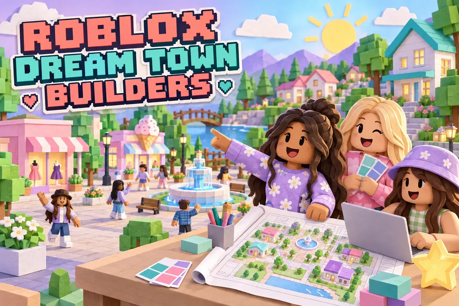 Roblox Girls Build: Design a Dream Roleplay Town