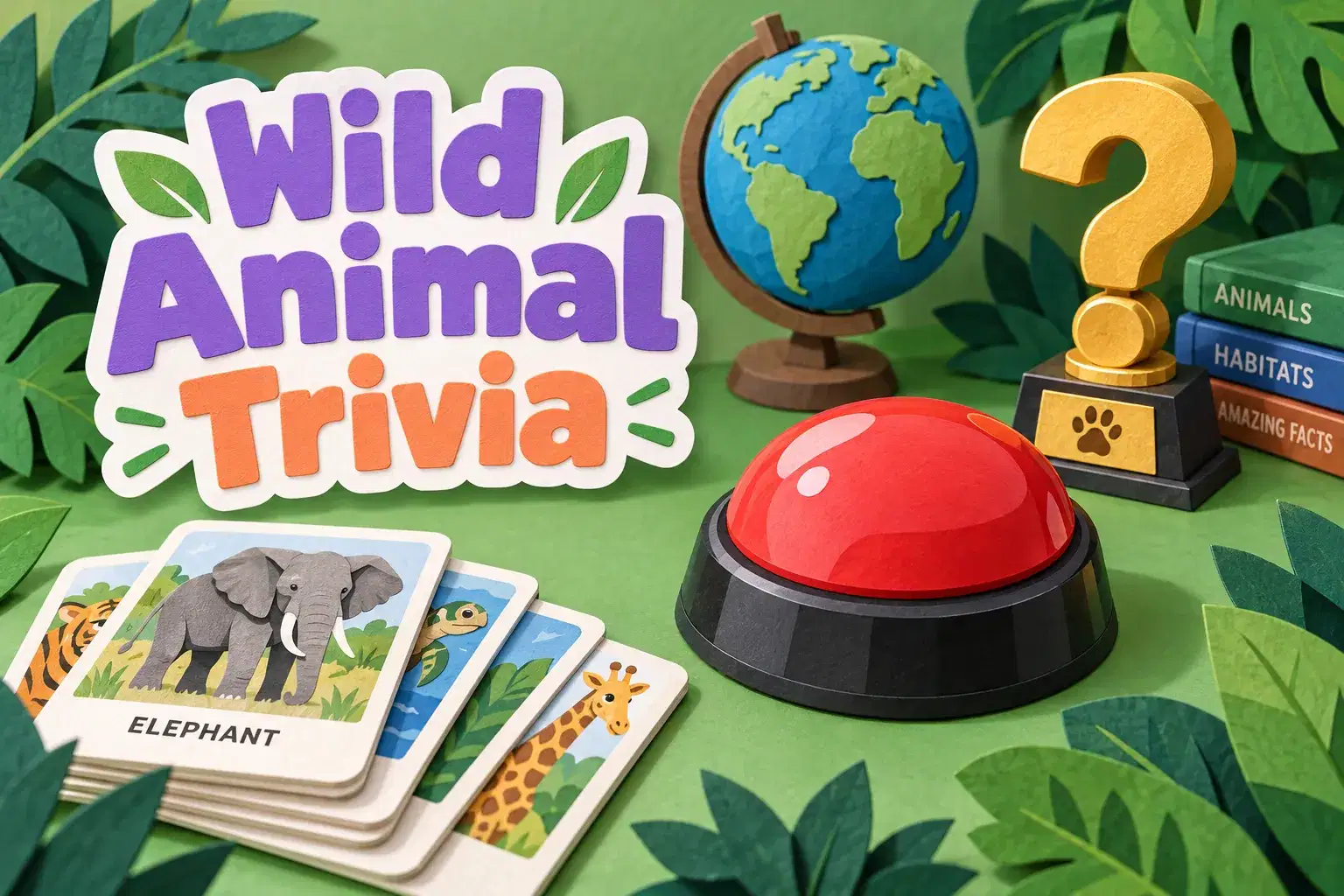 Wild Animal Trivia and Games Club