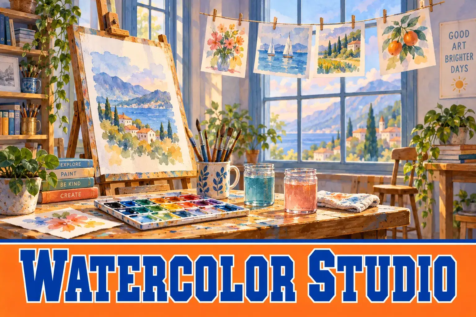 1-on-1 Advanced Watercolor Studio
