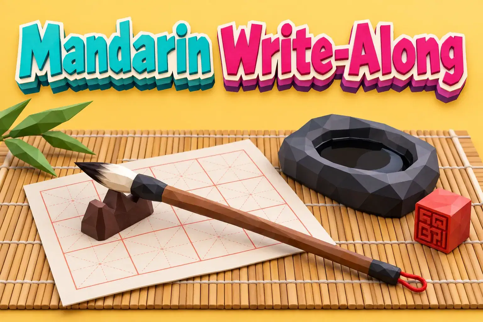 Mandarin Characters Write-Along