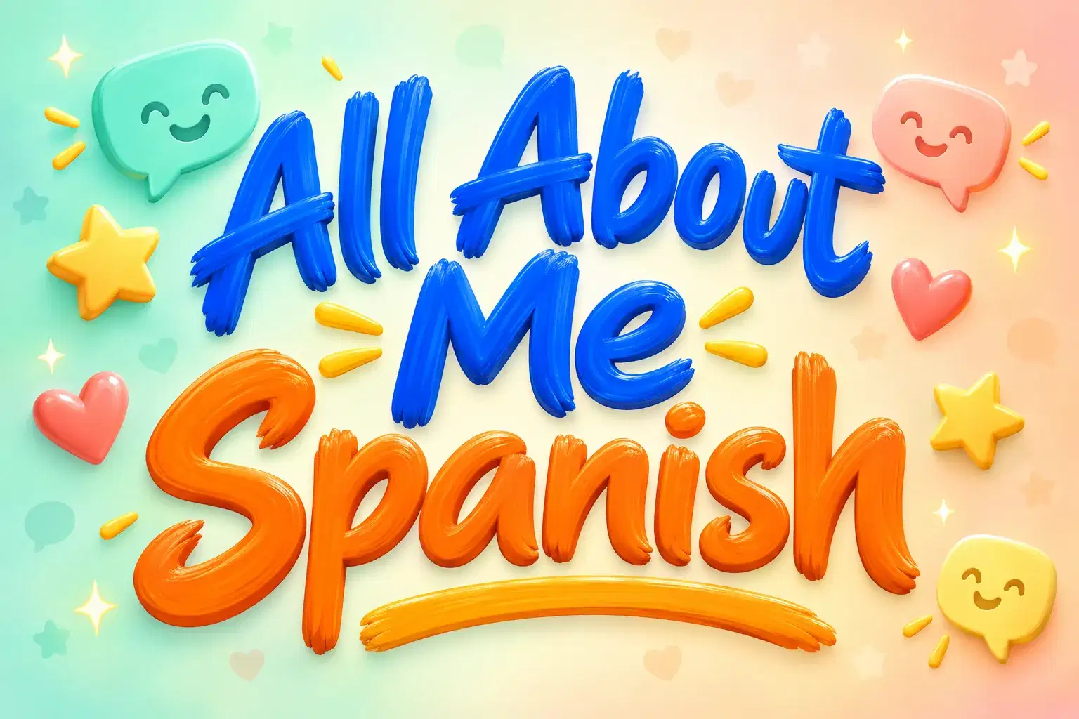 1-on-1 Spanish Speaking Practice: All About Me