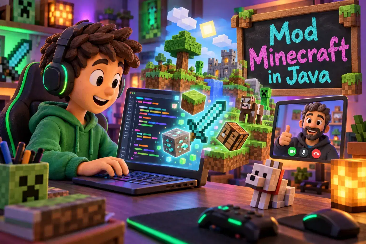 1-on-1 Minecraft Modding with Java