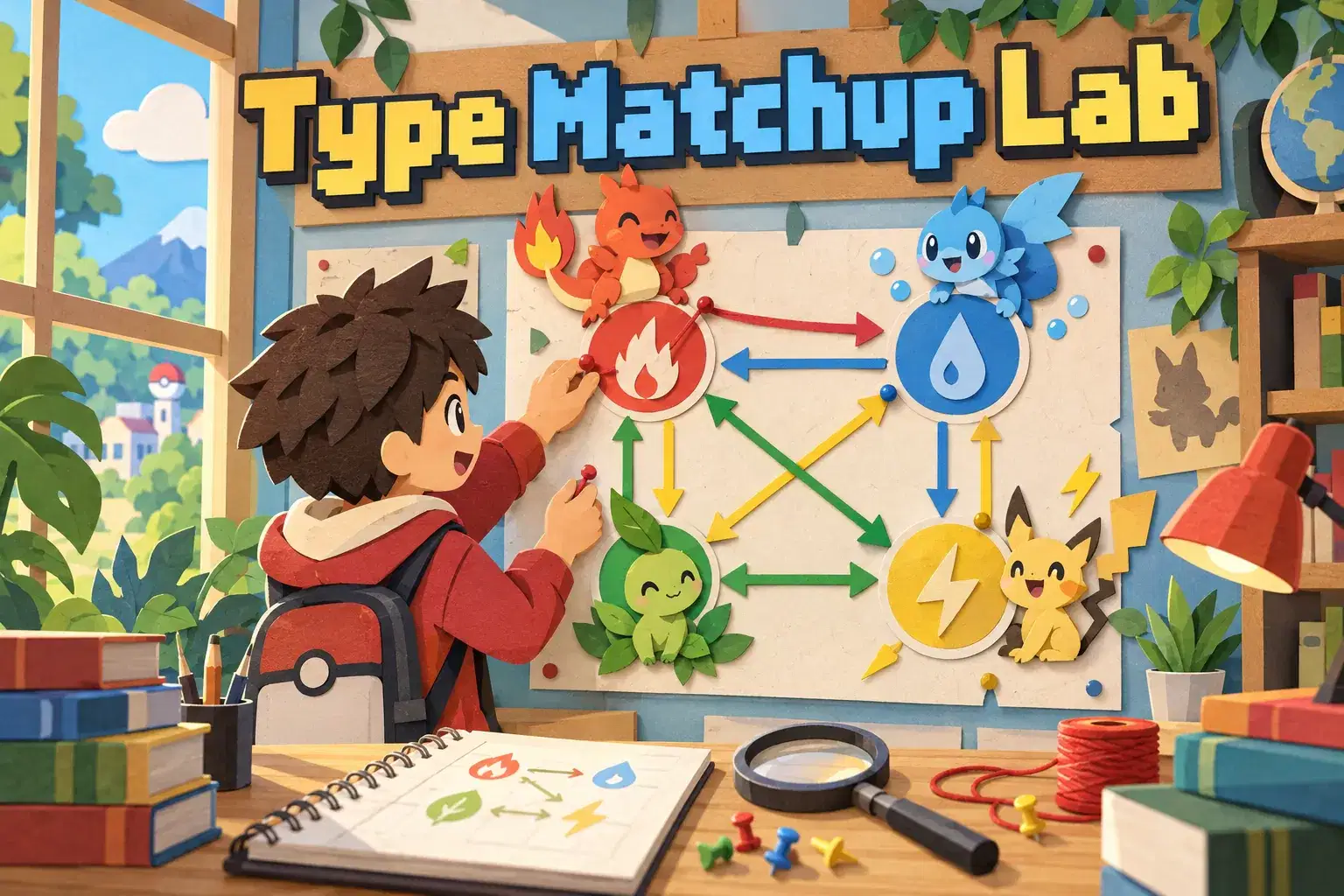 Pokémon Type Matchup Research: One-Day Class