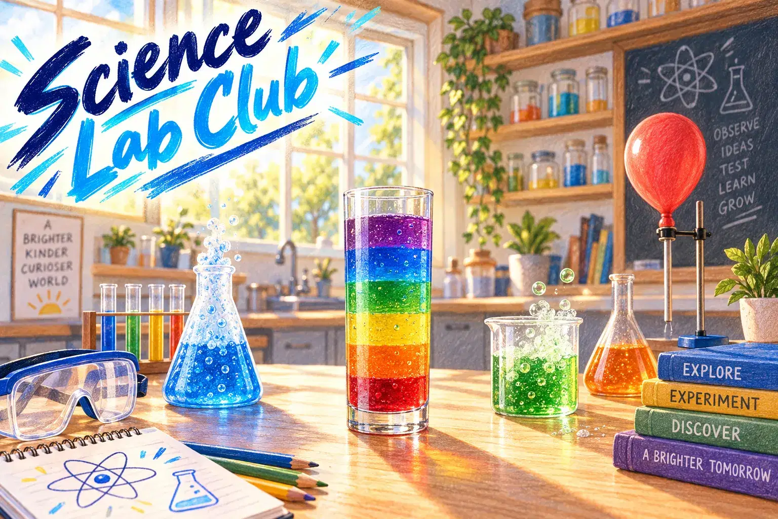 Science Lab Club: Weekly Experiments and Lab Reports