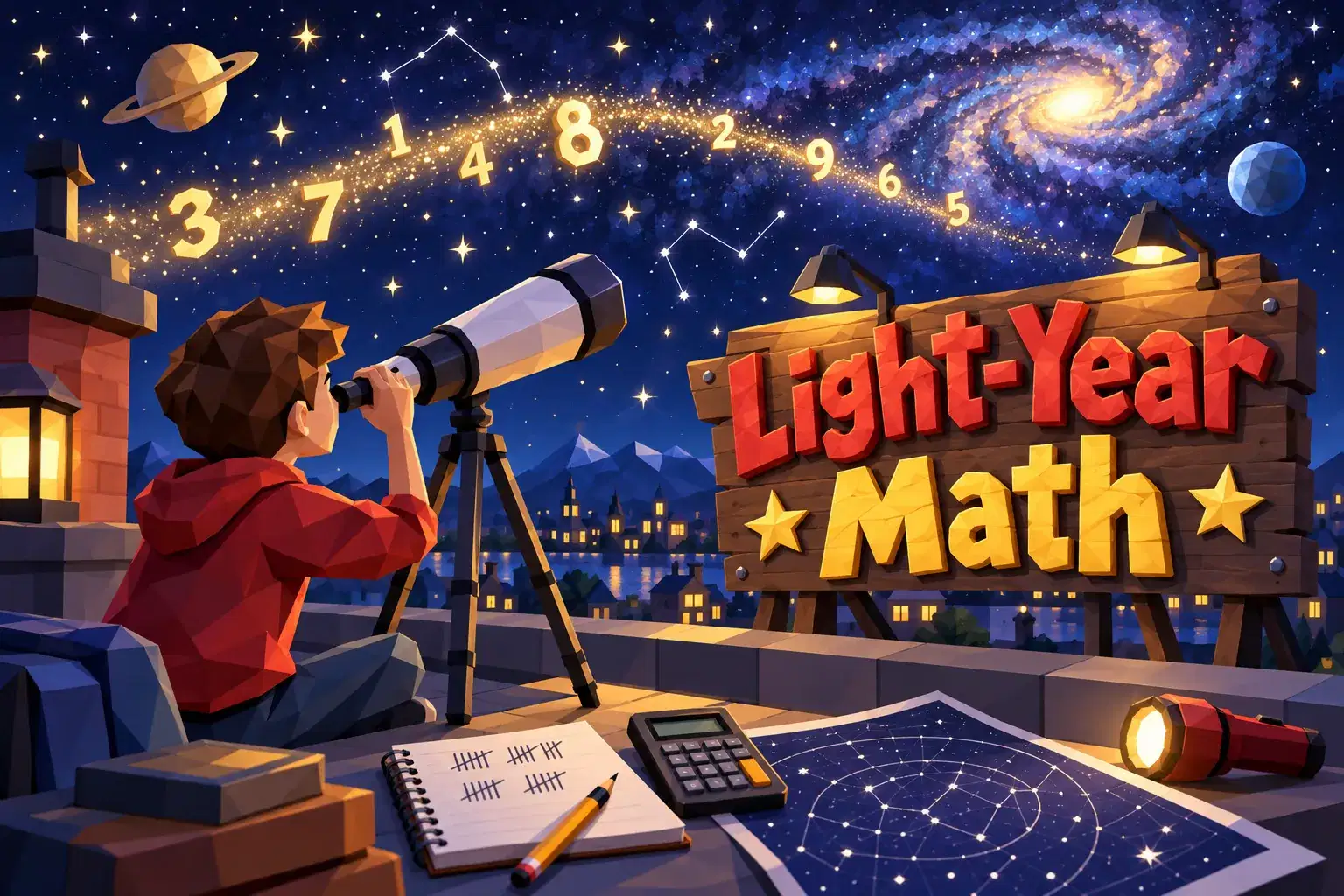 Star Counting and Light-Year Math