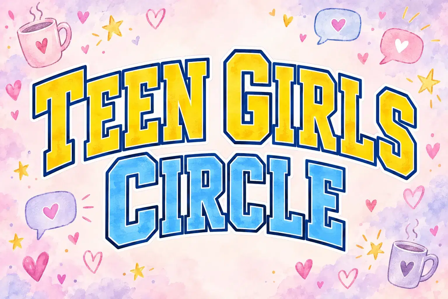 Teen Girls Social Circle