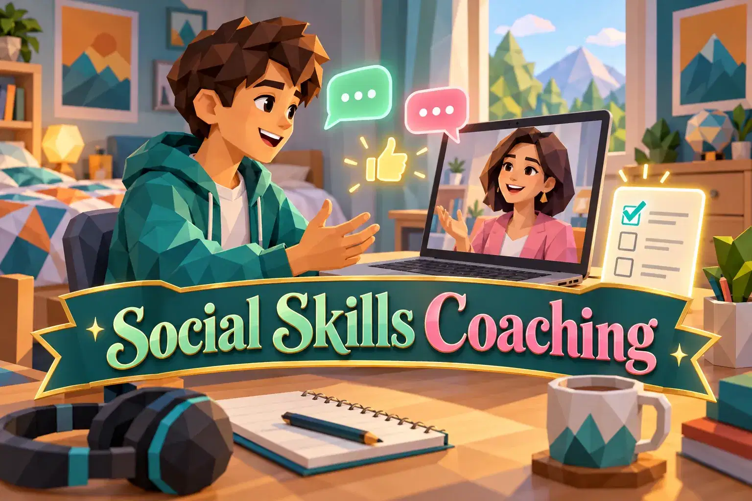 1-on-1 Social Skills Coaching for Teens