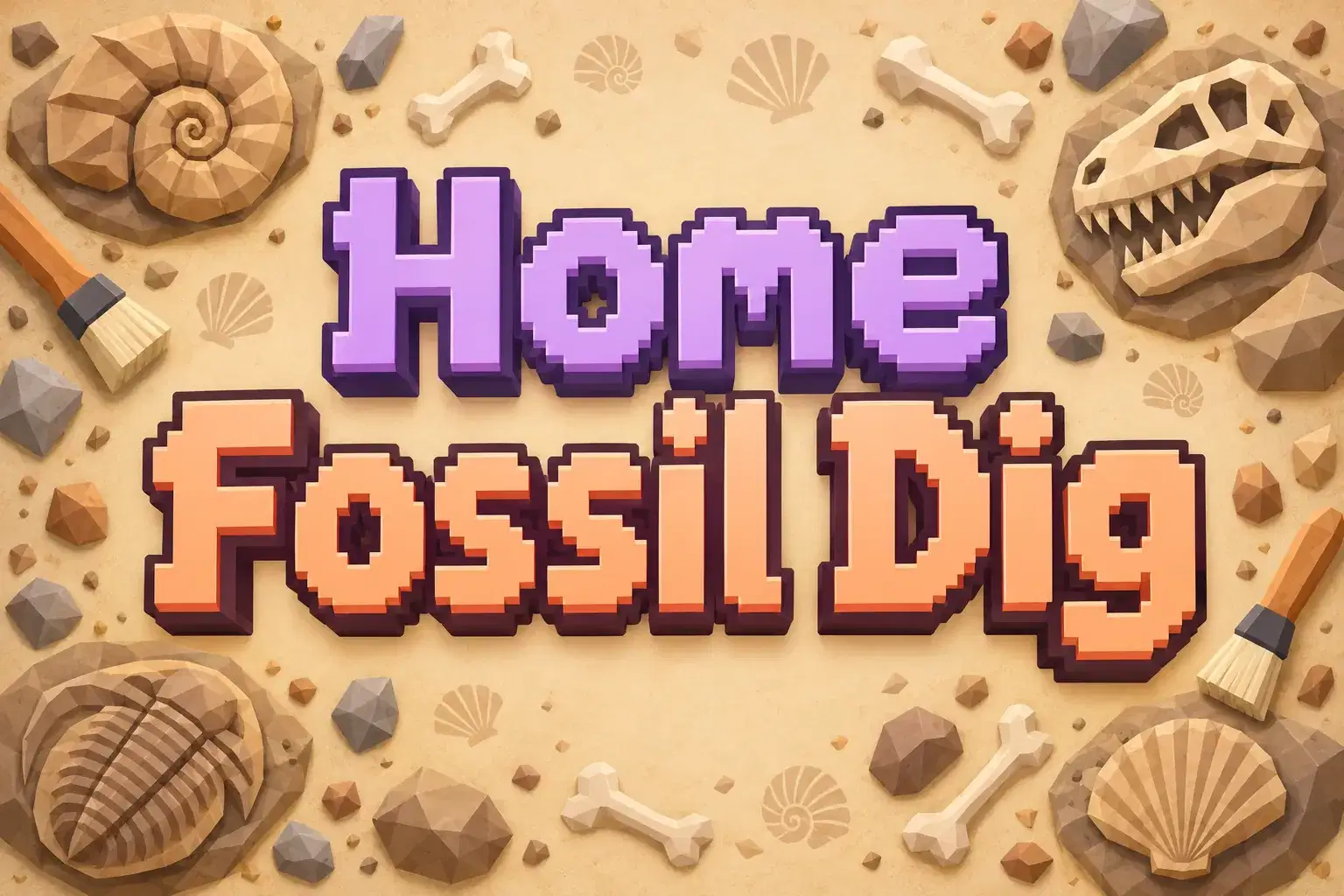 Be a Paleontologist: Home Fossil Dig