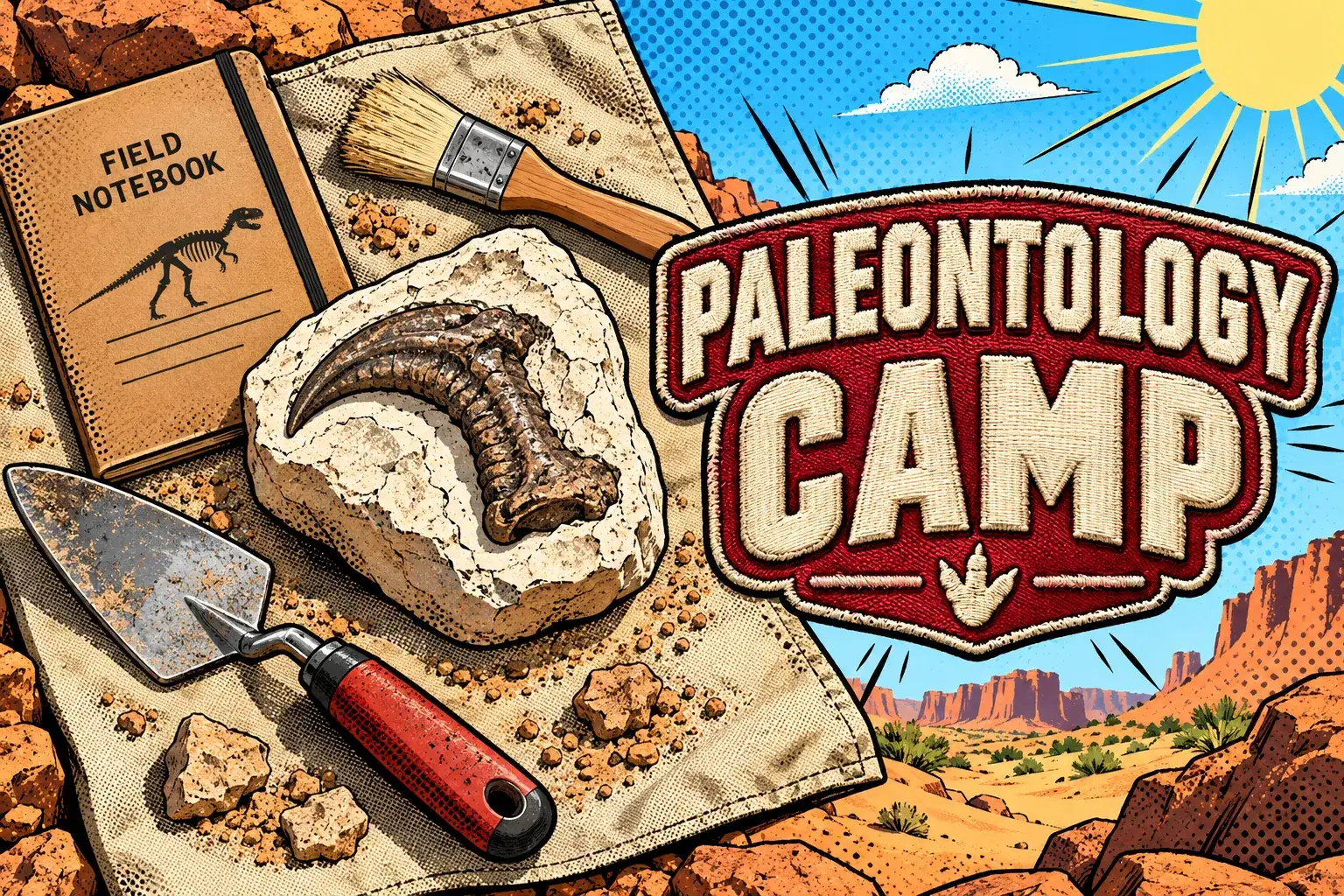 Paleontology Camp: Dig, Cast and Identify