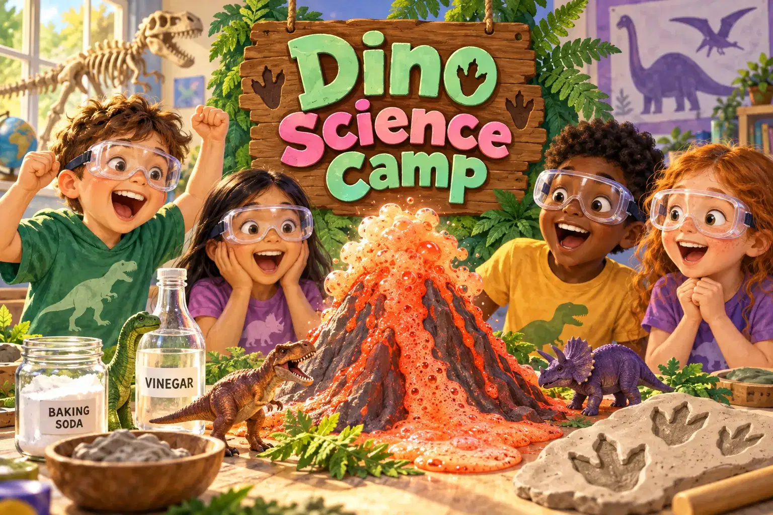 Dinosaur Science Experiments Camp