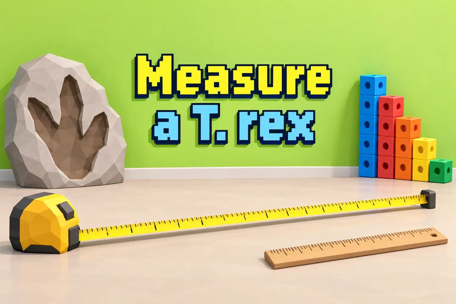 Dino Math: Measure a T. rex