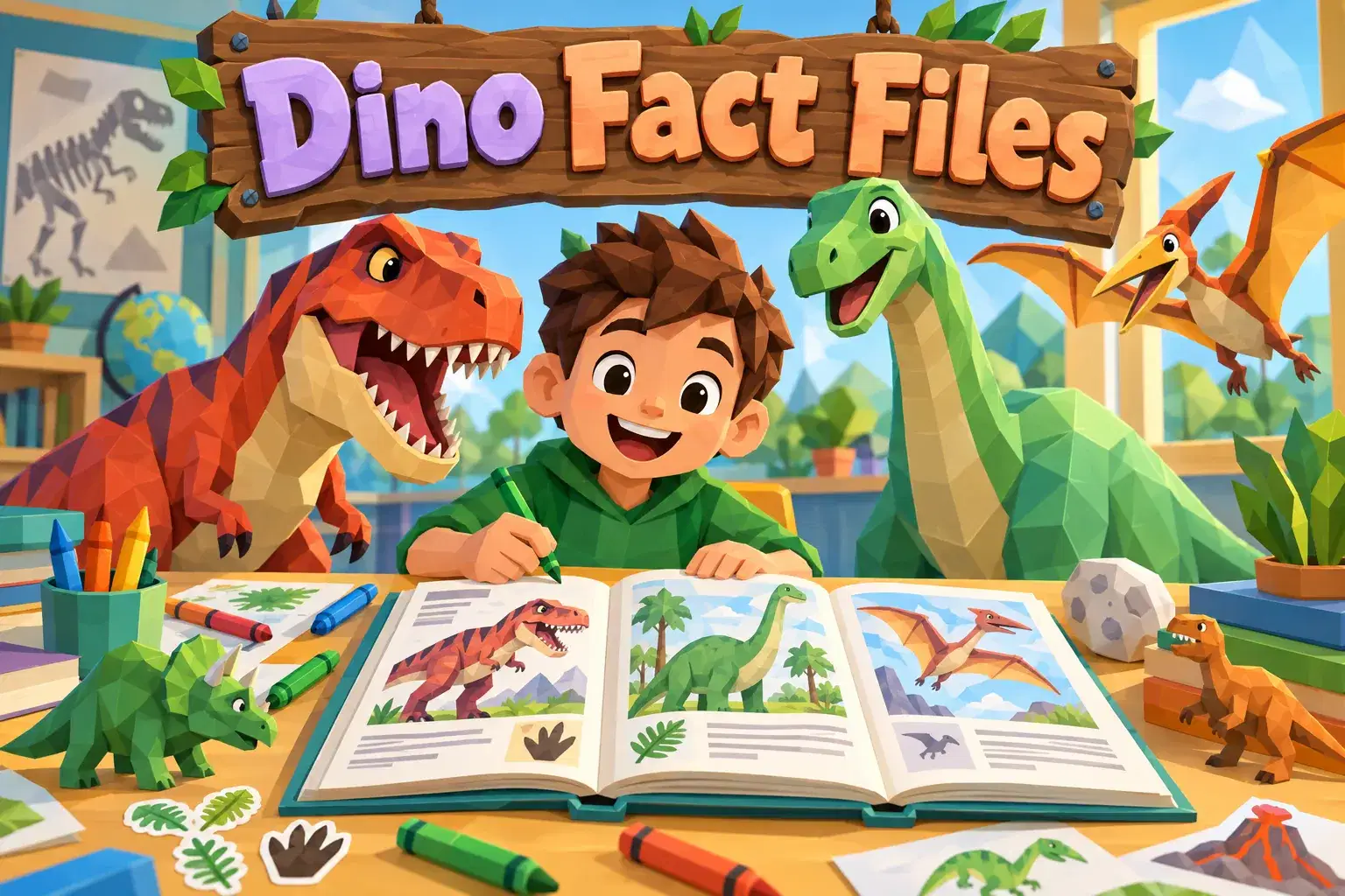 Dinosaur Fact File Adventure